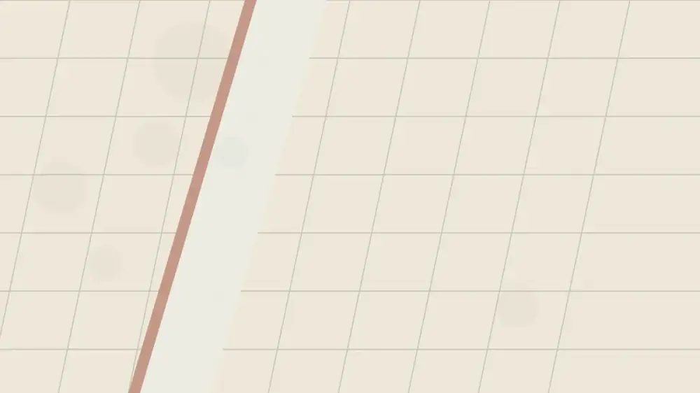Single-ply membrane covering a low-slope flat roof with seams and a drain